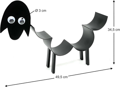 Toilettenpapierhalter Schaf mit Wackelaugen