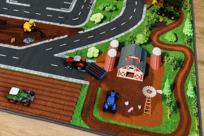 Spielteppich Strasse, Grau Oder Schwarz