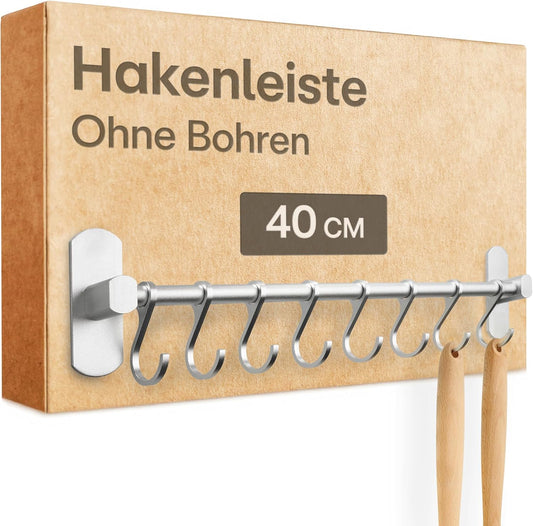 Hakenleiste für Küche mit 8 Haken
