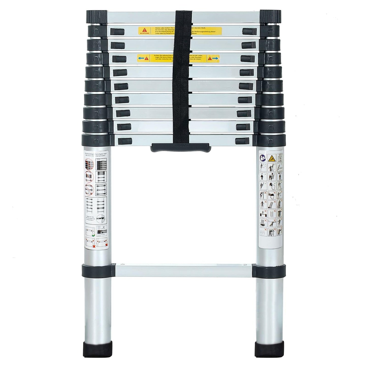 Teleskopleiter, ausziehbar, 11 Stufen, 3,2 Meter