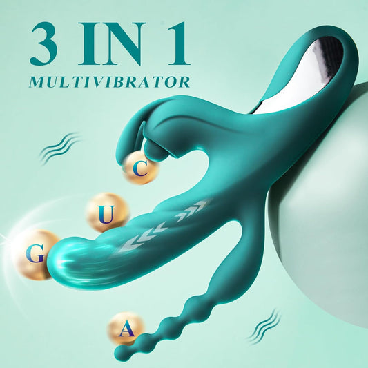 G-Punkt Rabbit Vibrator mit Thrust-Funktion, XXL