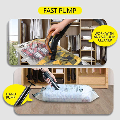 10-teiliges Vakuumbeutel-Set, Grösse Jumbo und Large, 5 Jumbo 5 Large