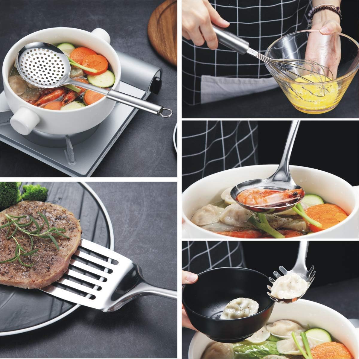 13-teiliges Küchenutensilien-Set mit Ständer