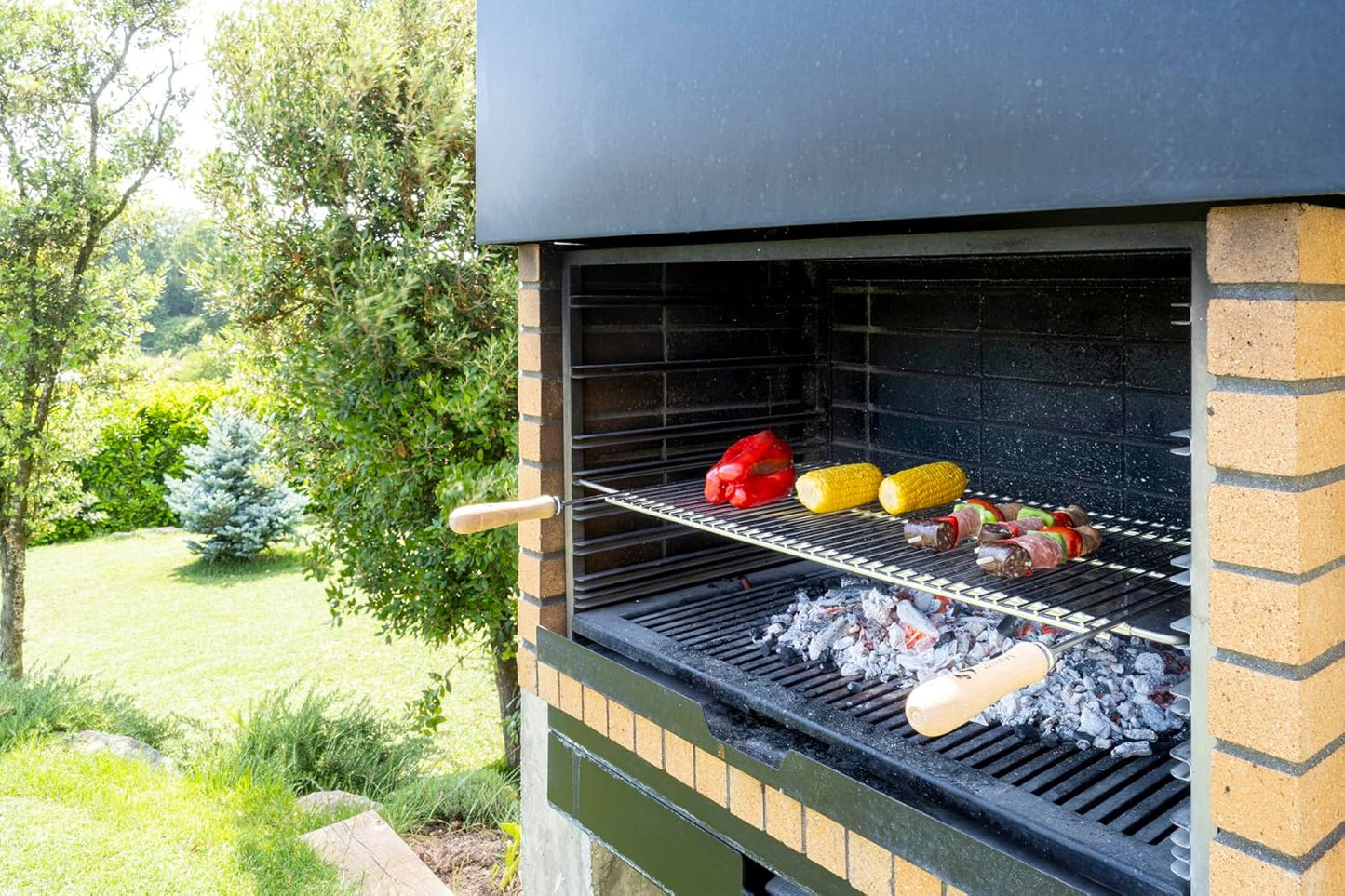 Ausziehbarer Grillrost, 53.5x62.5x3 cm