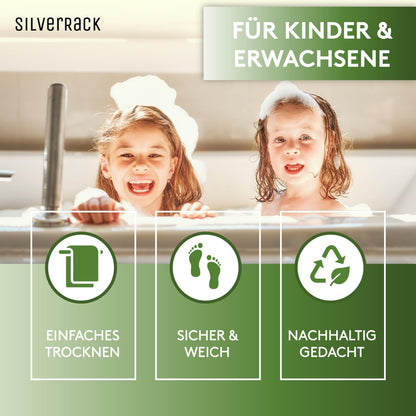 Rutschfeste Duschmatte (53x53 cm), 53 x 53 cm (Quadratisch) Grau