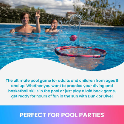 Pool-Spielzeug-Wurfspiel: Dunk or Dive