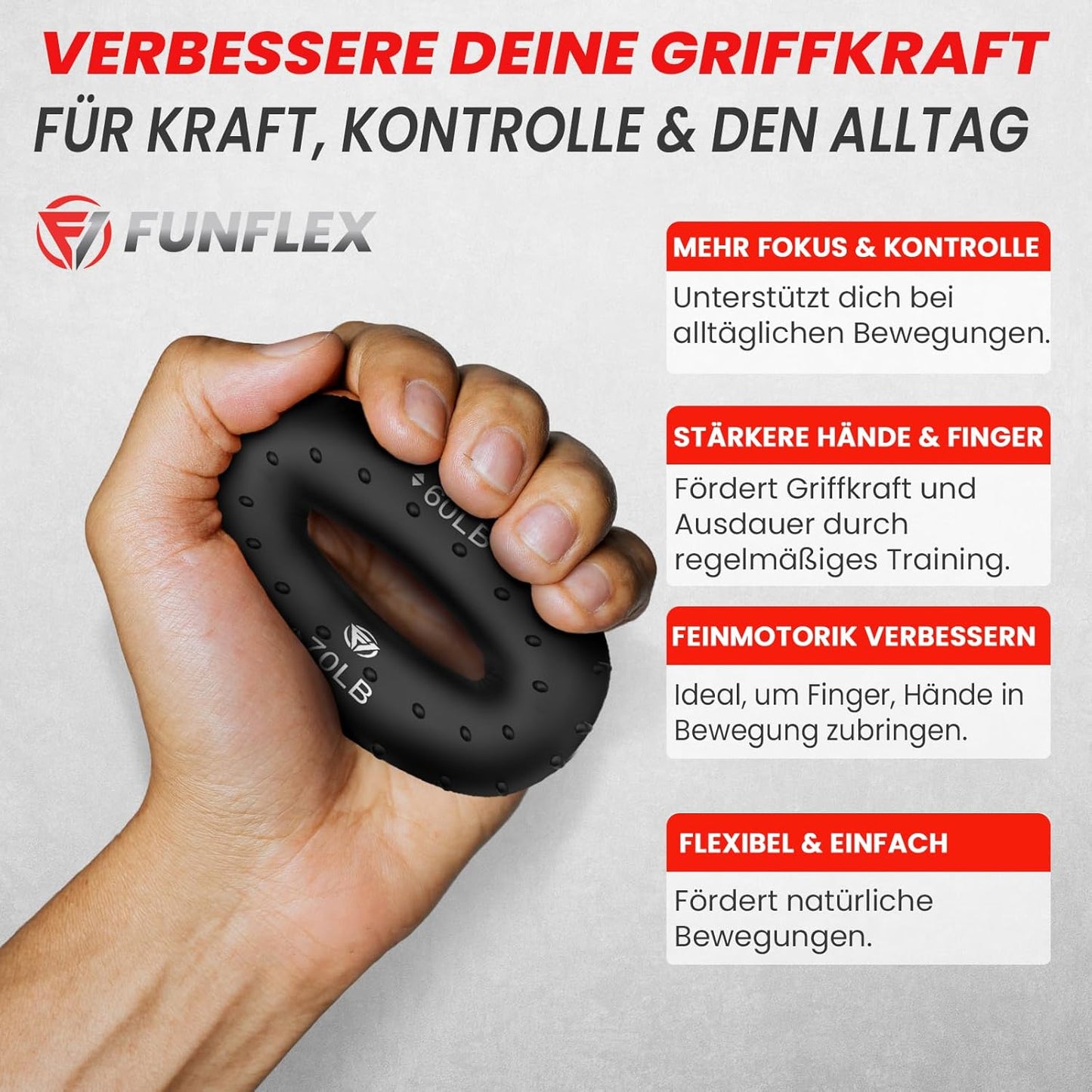 Griffkraft Trainer Set für Hand- und Unterarmtraining, Ozean 9