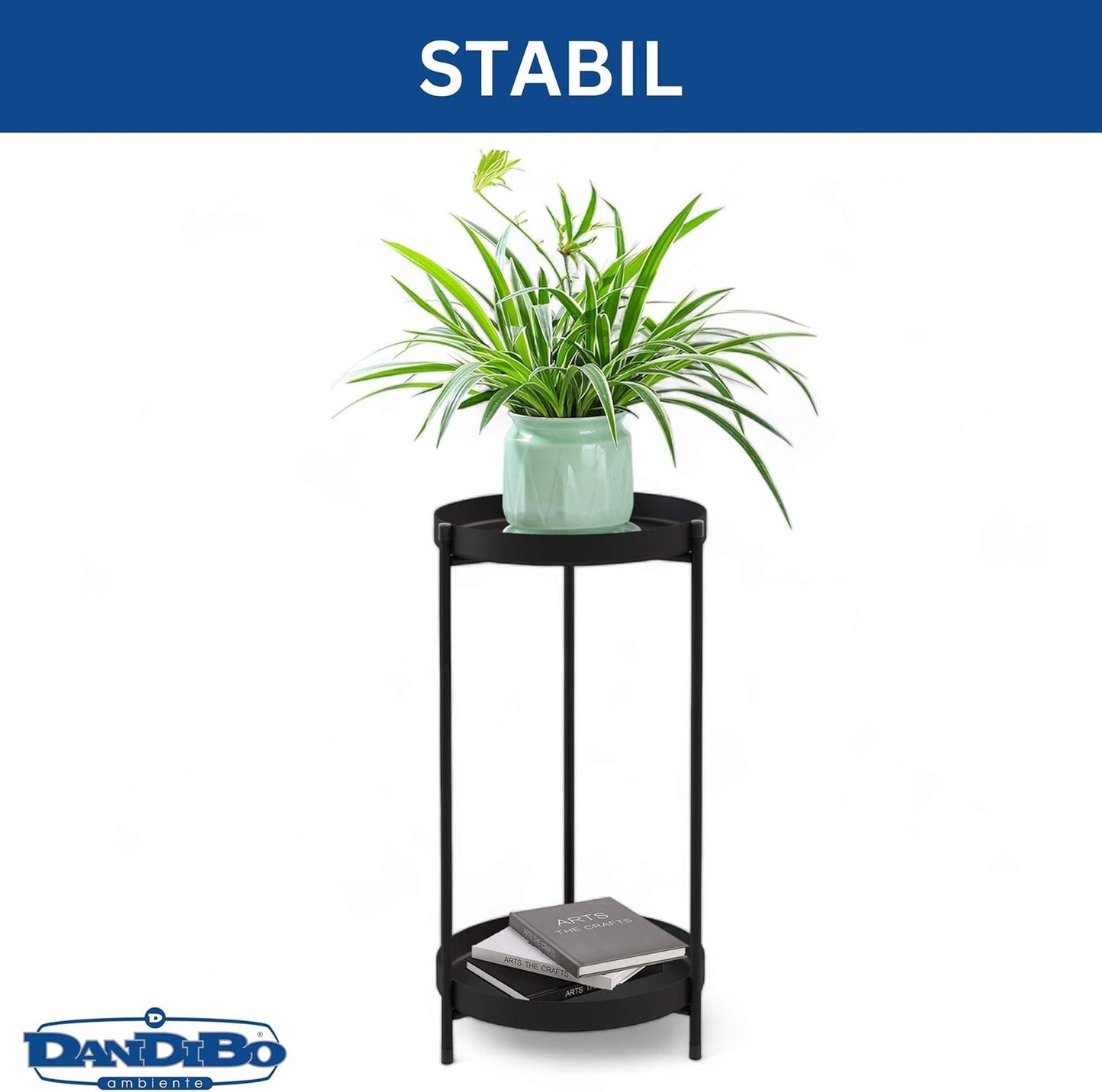 Blumenständer mit 2 Etagen Design