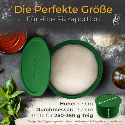 6er-Set Pizzaballenbox mit Deckel, Italia 6er Set