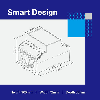SDM630 Modbus v2 Drei-Phasen-Elektro-Energiezaehler, SDM630-MODBUS-MID