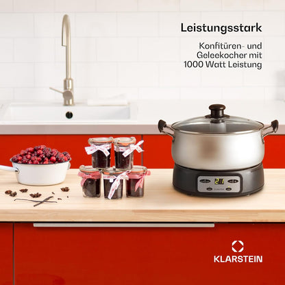 Jam Session Marmeladenkocher mit Automatikprogrammen, 3 Liter