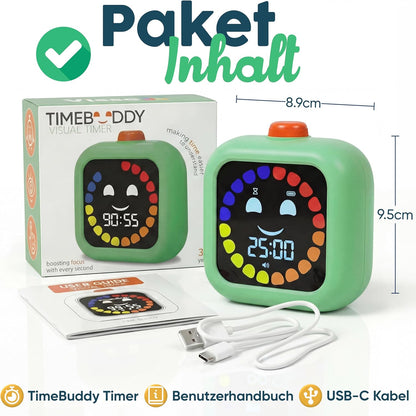Visueller Timer für Kinder, Grün