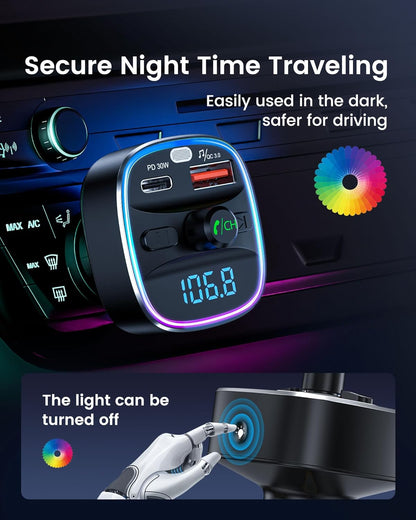 FM-Transmitter Auto Adapter, Bunt-48W