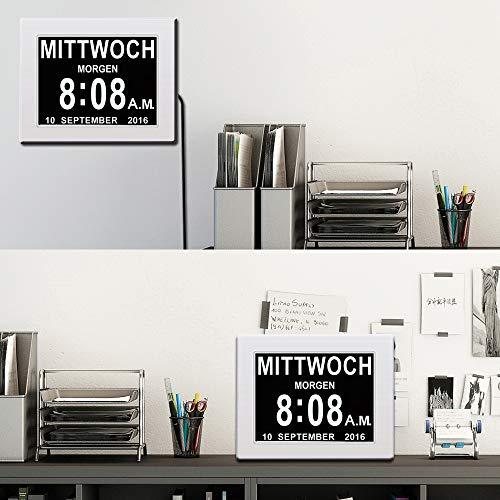 Seniorenuhr, 1-wei&#xDF; 8 Zoll