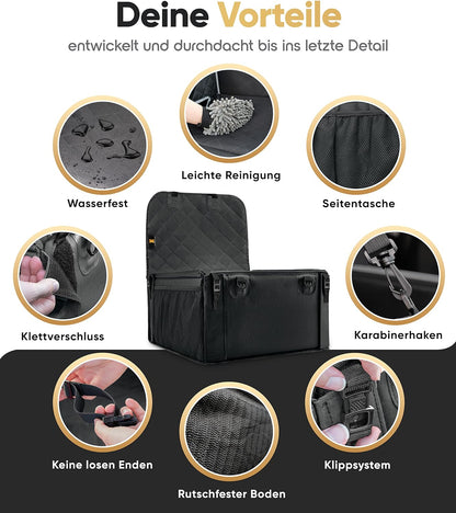 Hundeautositz, Schwarz