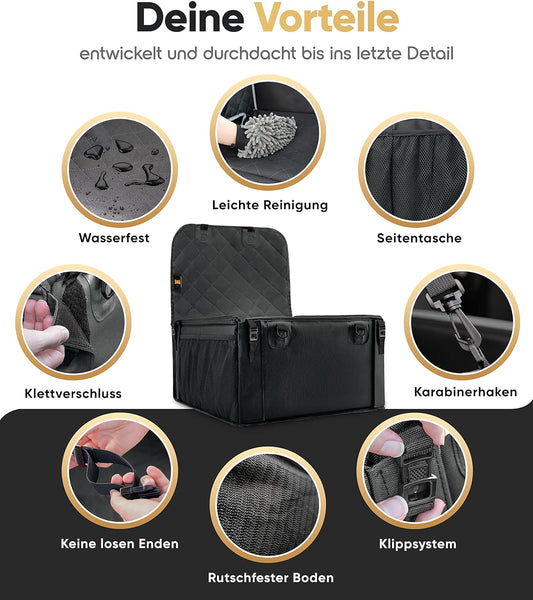 Hundeautositz, Schwarz