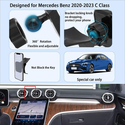Magnetische Handyhalterung für Mercedes Benz C-Klasse, for Benz C Class