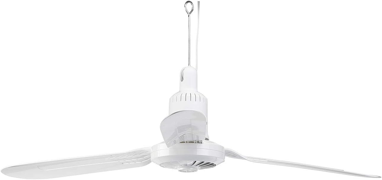 Mobiler Deckenventilator mit Timer, 3 Flügel