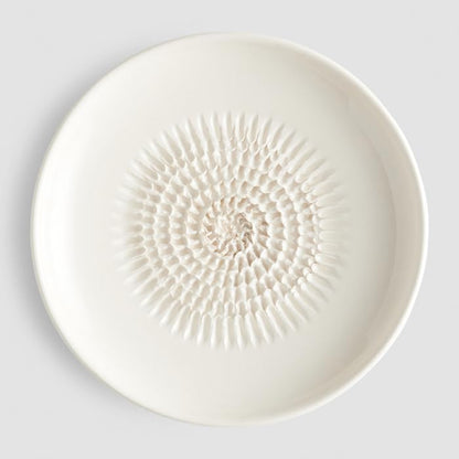 Keramikreibe mit Zubehör-Set, Cremeweiss