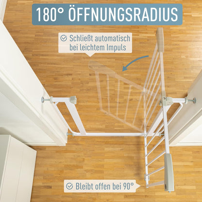 Türschutzgitter Berrin XXL für Babys & Kleinkinder, 105-115 cm