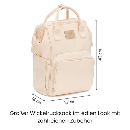 Wickelrucksack Barcelona, Sand Beige