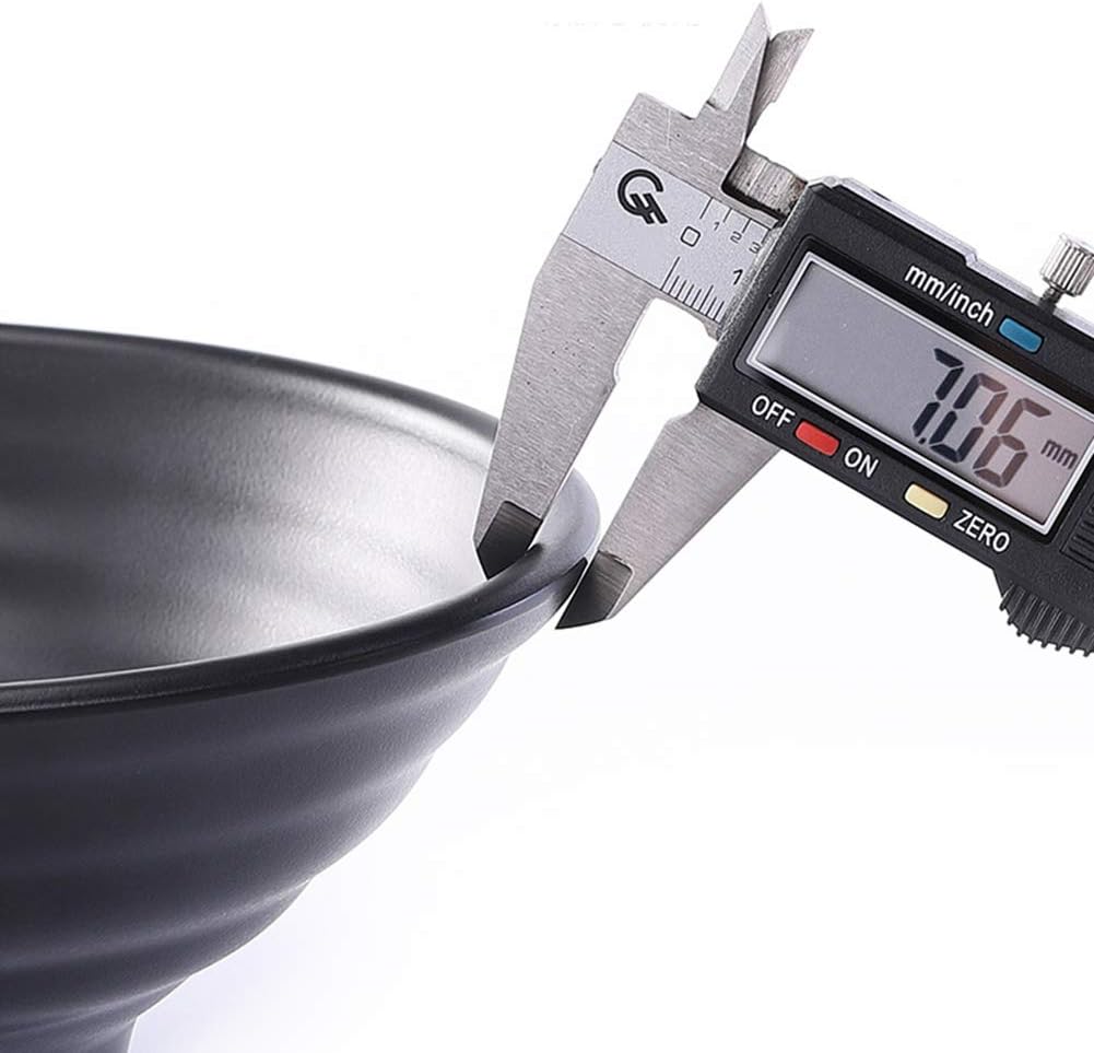 Japanische Ramen Schüssel Set, Schwarz 4