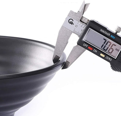 Japanische Ramen Schüssel Set, Schwarz 4