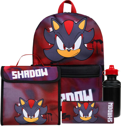 Kinderrucksack-Set Shadow mit Zubehör (4-teilig)