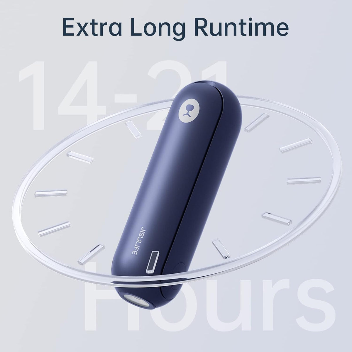 Mini-USB-Handventilator mit Licht, Blau