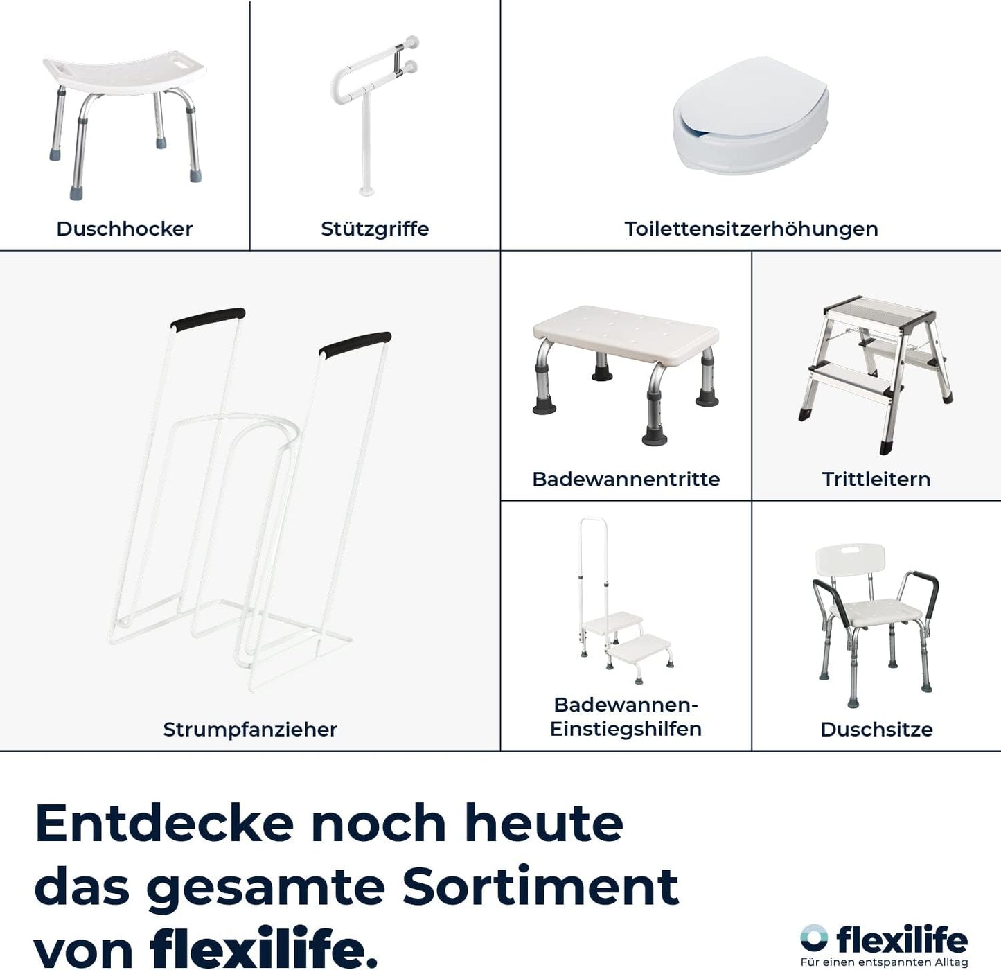 Toilettensitzerhöhung mit Deckel (10 cm)