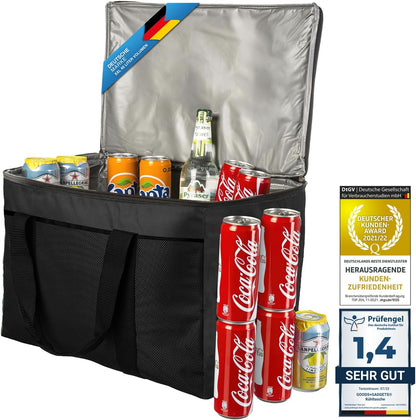 XXL Kühltasche, 45 Liter - Schwarz
