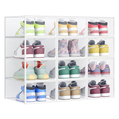 Schuhboxen-Set, Transparent + Wolkenweiss 12