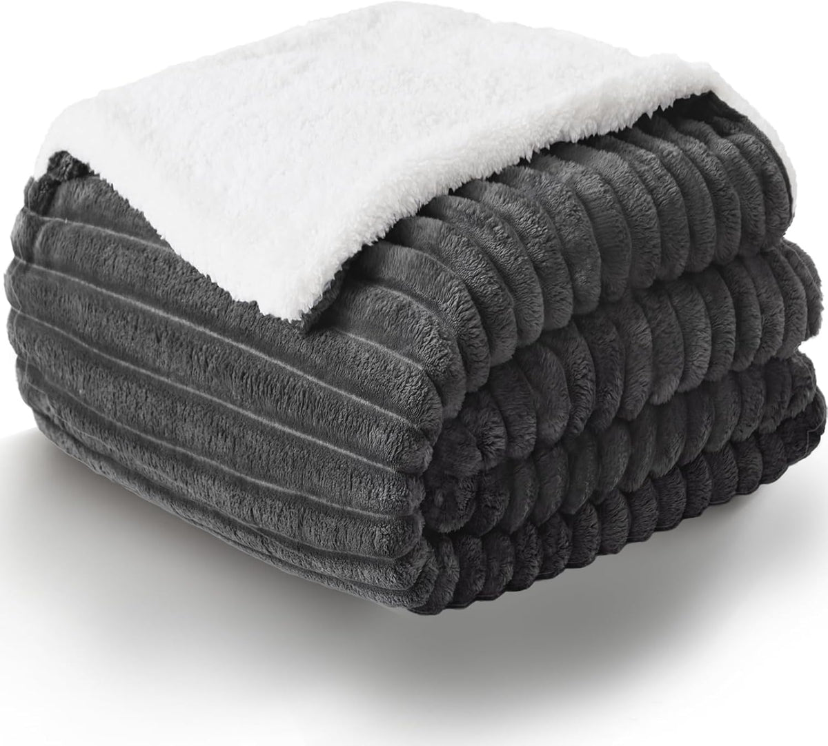 Sherpa Kuscheldecke, 220 x 240 cm, 220 x 240 cm Grau
