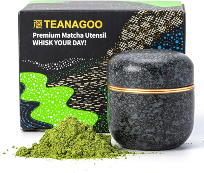 Matcha-Behälter, Anthrazitgrau