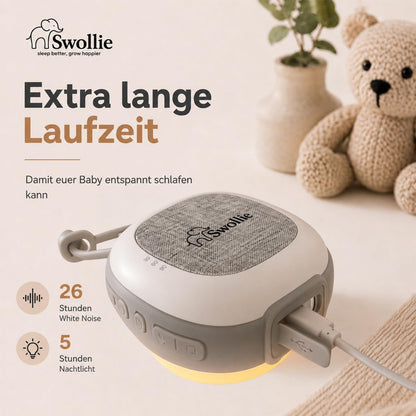 White Noise Gerät & Nachtlicht mit Soundsensor