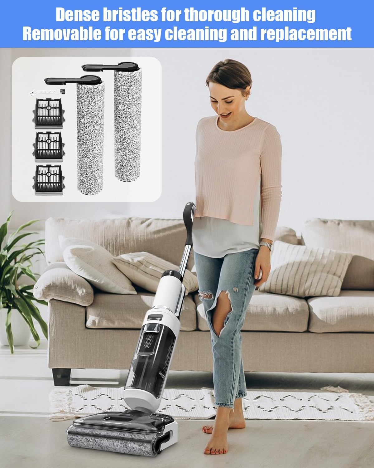 6-teiliges Zubehörset für Tineco Floor One Stretch S6/S7, S6