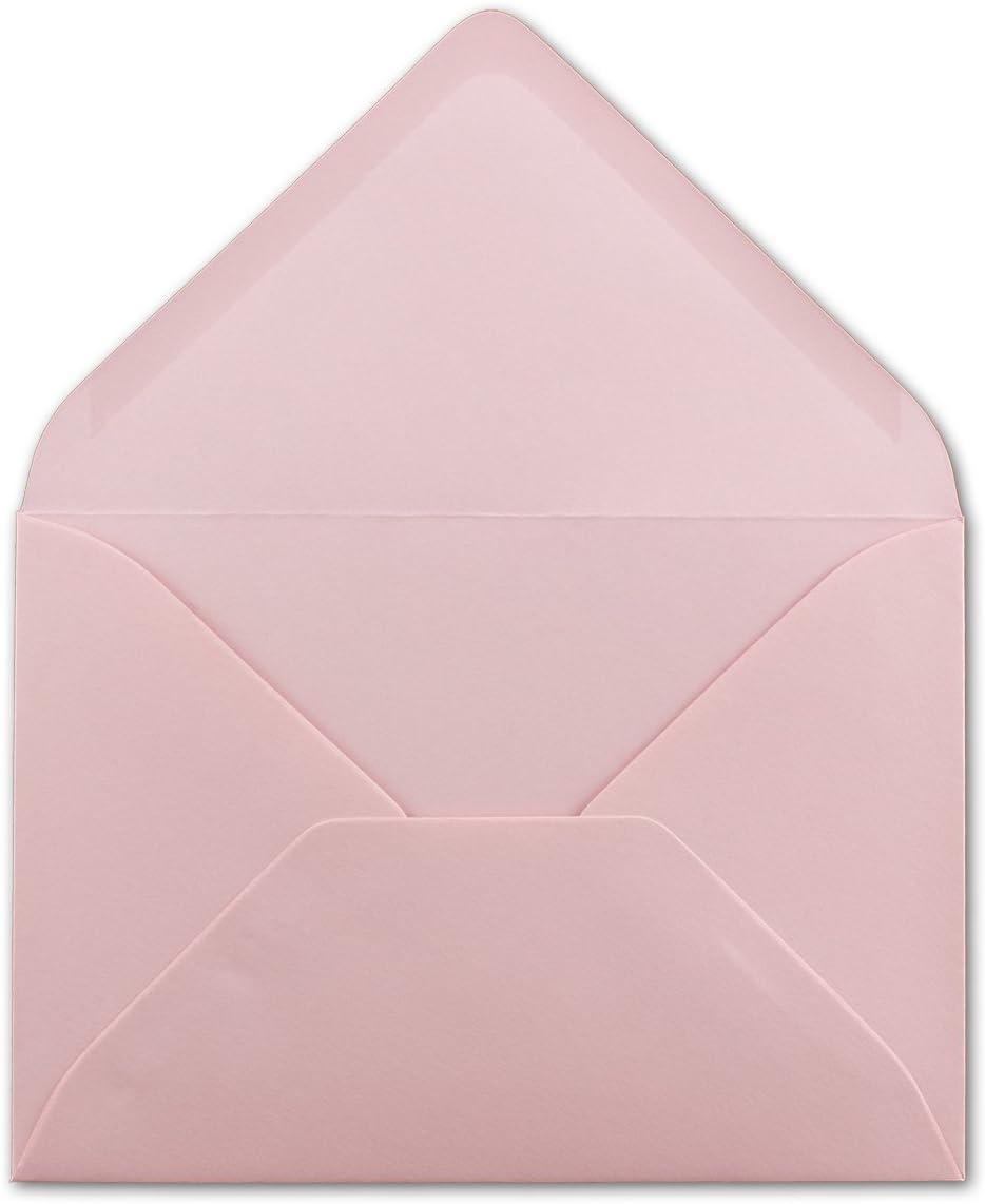 Briefumschläge DIN C6 (200 Stück), 200 Umschläge 16-Rosa