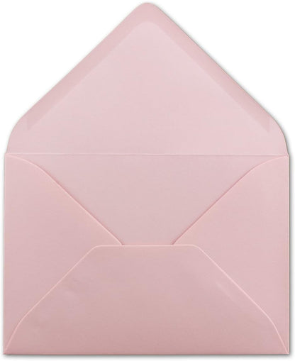 Briefumschläge DIN C6 (200 Stück), 200 Umschläge 16-Rosa