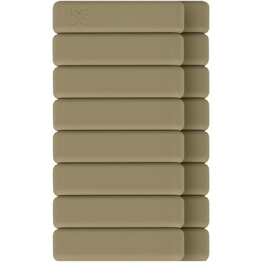 Gewichtsmanschetten aus Silikon, 2 KG (2X1 KG) SMOKY BISCUIT