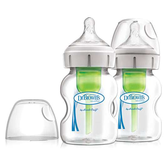 Anti-Kolik Weithals-Babyflaschen-Set