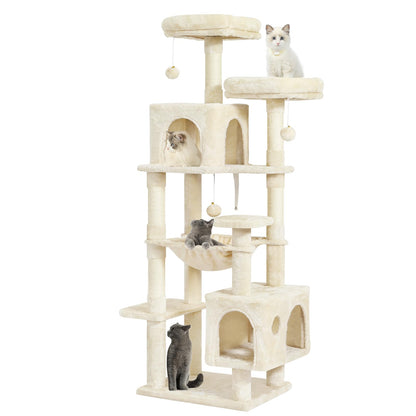 Katzenbaum gross 160 cm, Beige 160 cm