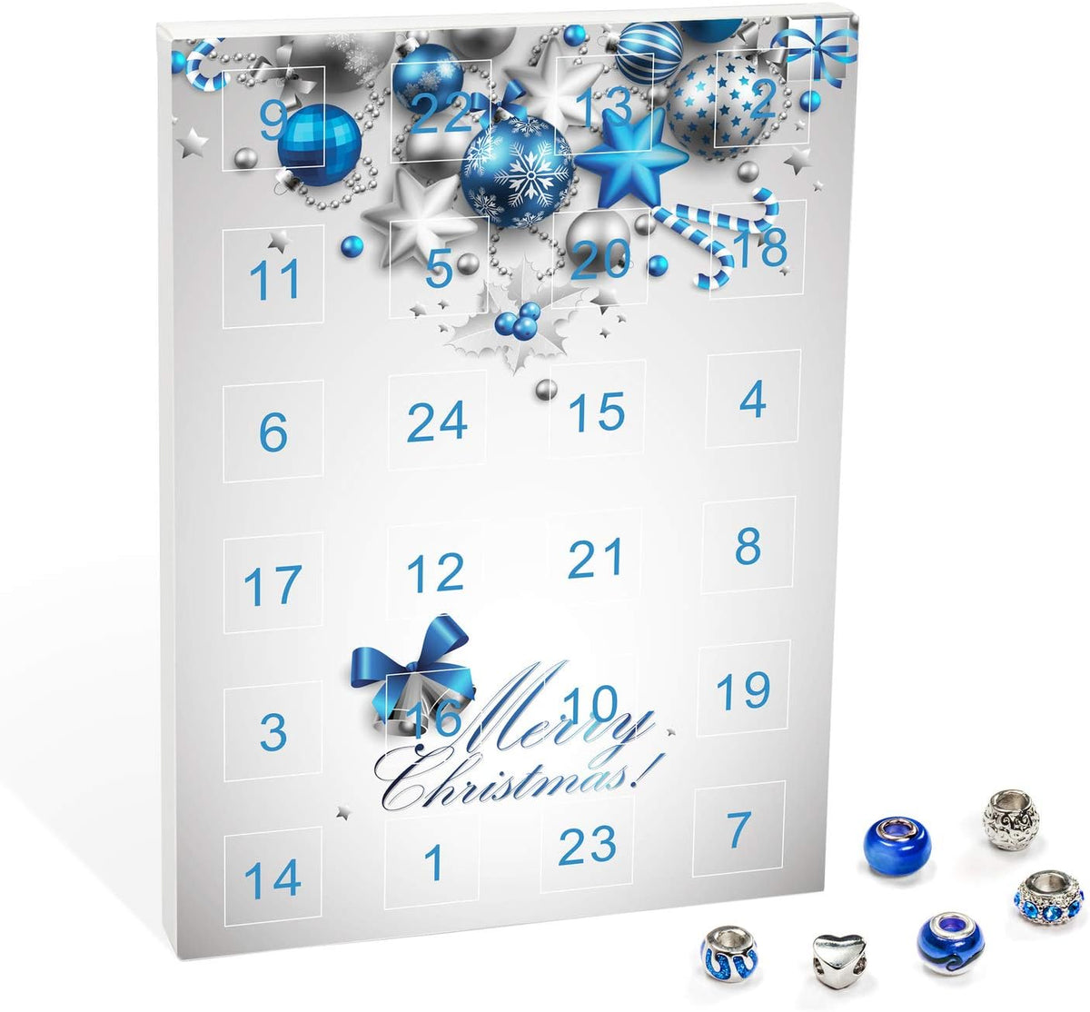 Mode-Schmuck Adventskalender mit Perlenanhängern