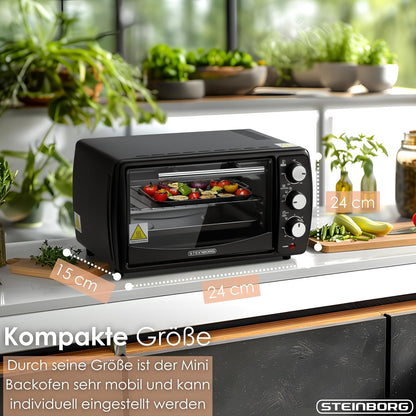 Mini-Backofen mit Timer