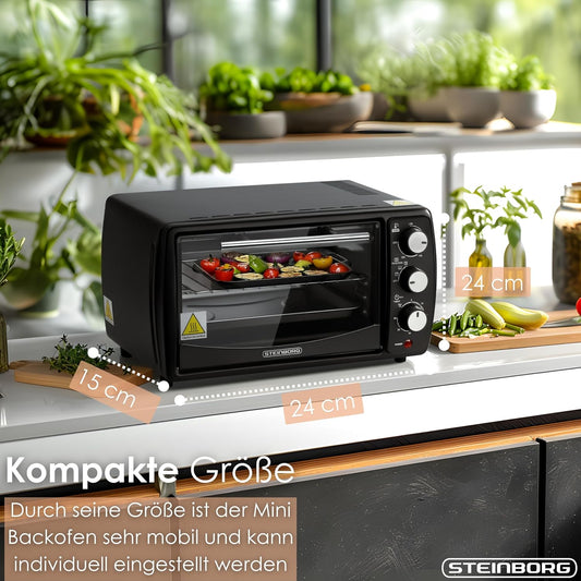 Mini-Backofen mit Timer