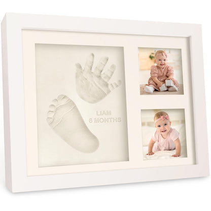 Baby Hand- und Fussabdruck Set, Alpine White Solo
