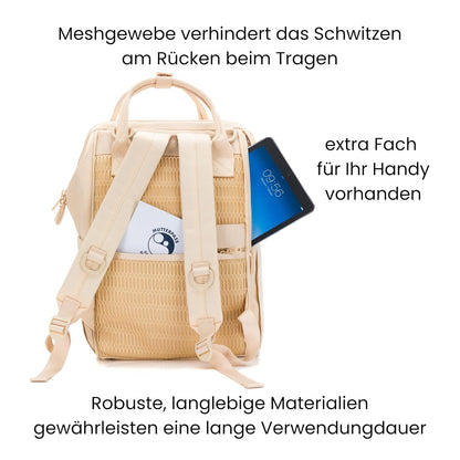 Wickelrucksack Barcelona, Sand Beige