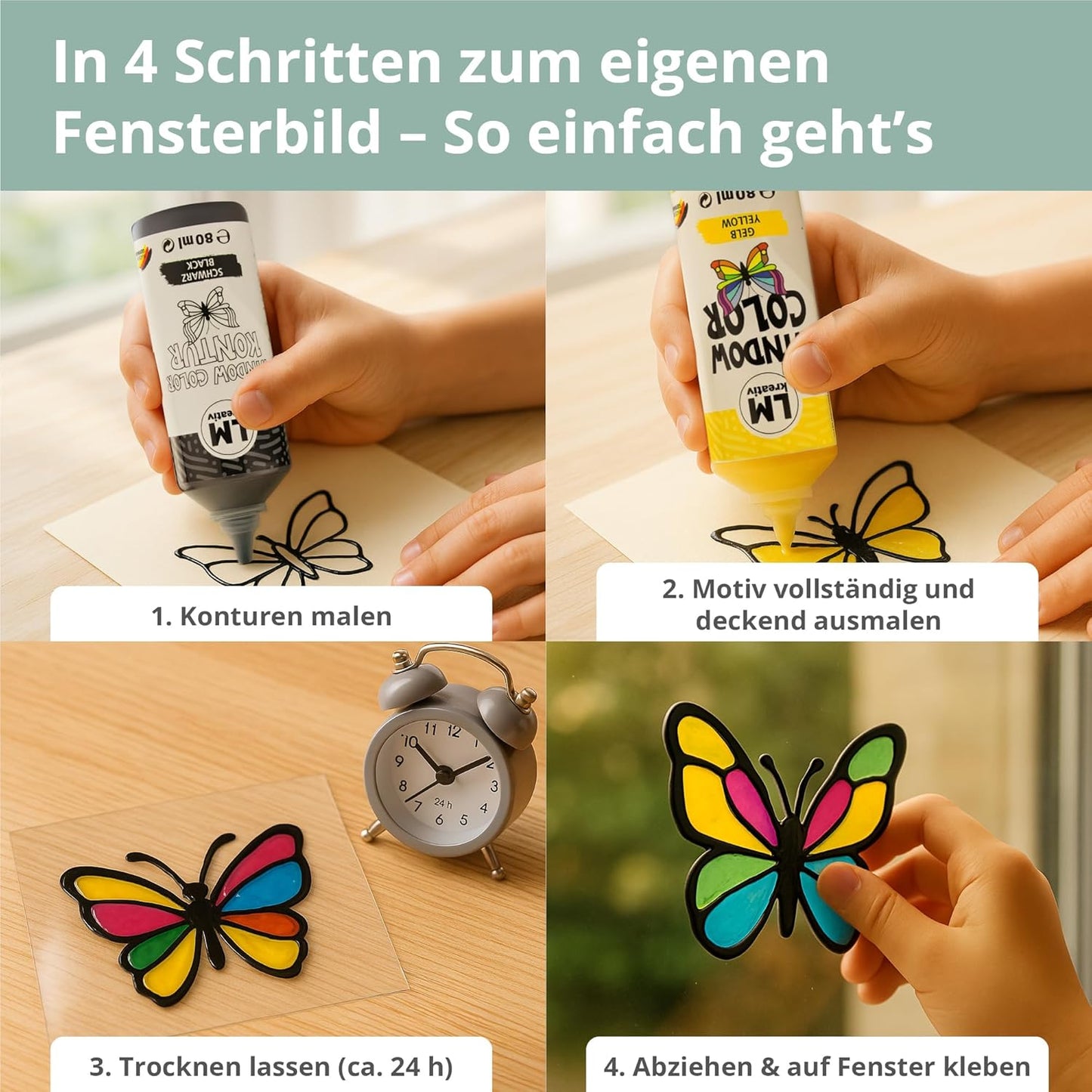 Window Color Set für Weihnachten, Weihnachten