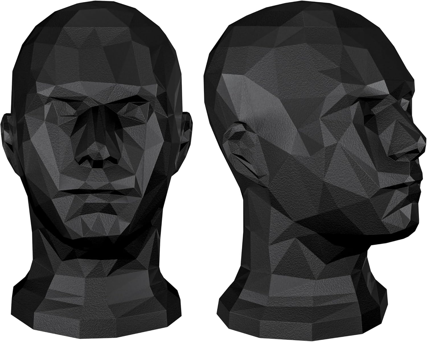 Männliche Mannequin-Hand Aus PVC – Simulationshand Für Schmuckdisplay, Nagelkunst-Übung, Tattoo-Training & Foto-Requisiten – Schwarz