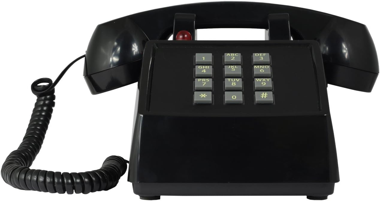 Retro-Tastentelefon, PushMeFon, Schwarz