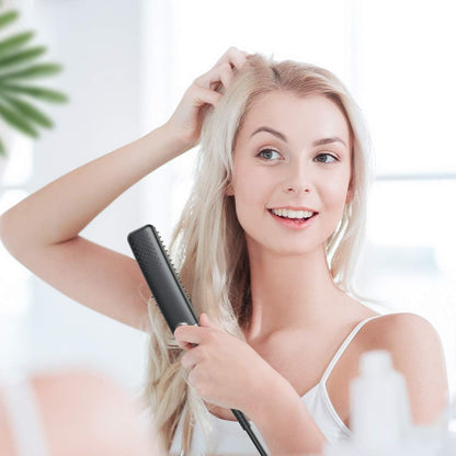 2-in-1 Haarglätter und Bartkamm